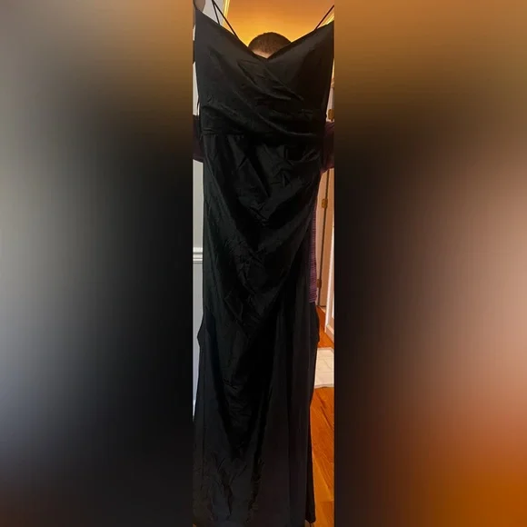 Beautiful brand new :never used black Amelia Couture long gown/ dress - Picture 4 of 5